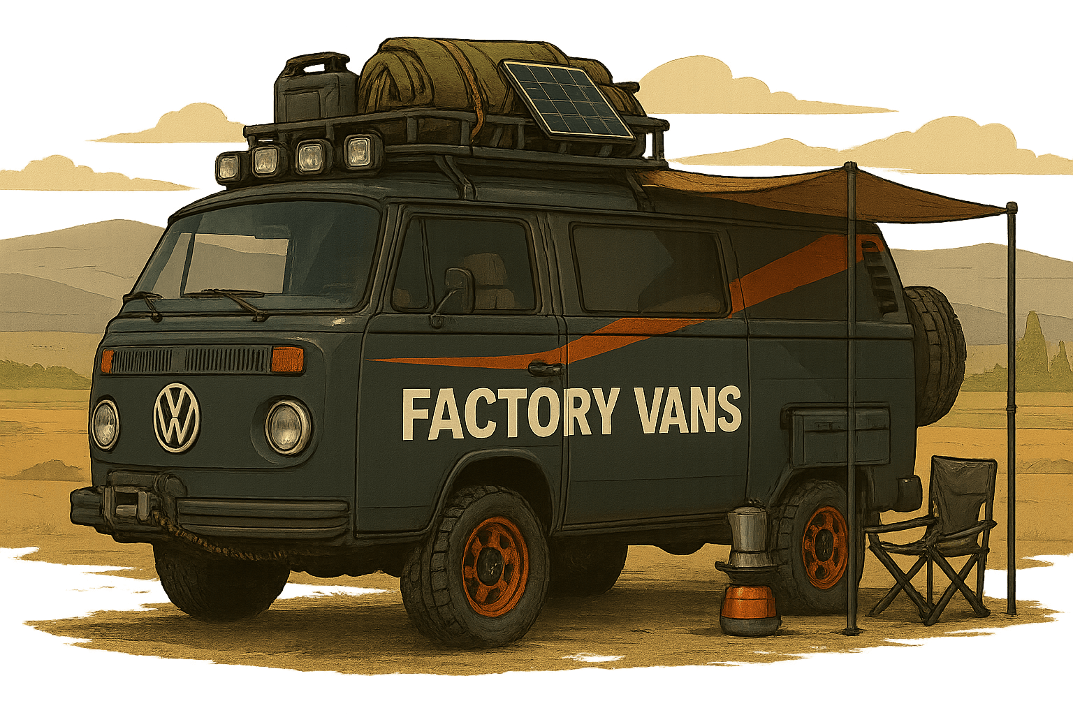 FACTORYVANS REBRANDING FACTORY VANS VW EQUIPO A